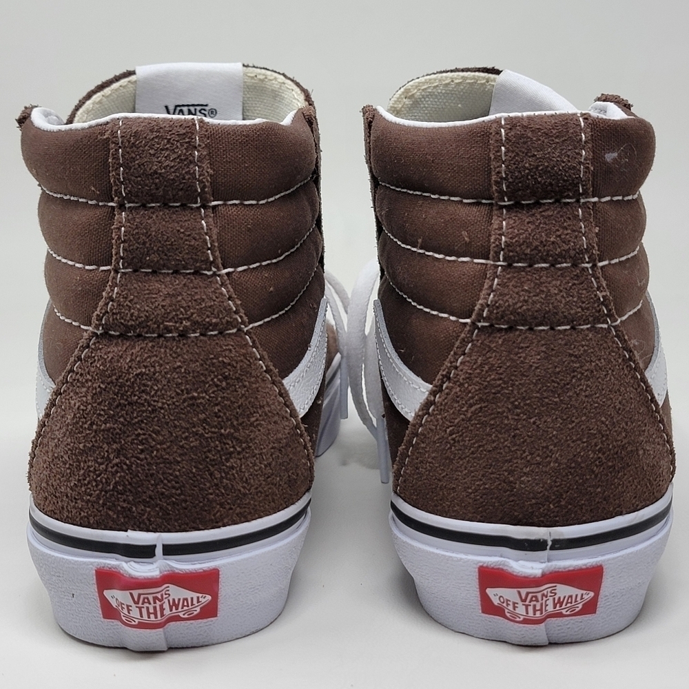Vans Sk8 High Rain Drum Brown Sneakers  Unisex Mens Sz 4/Wnms 5.5 VN0A5JM8EE New - Picture 5 of 11
